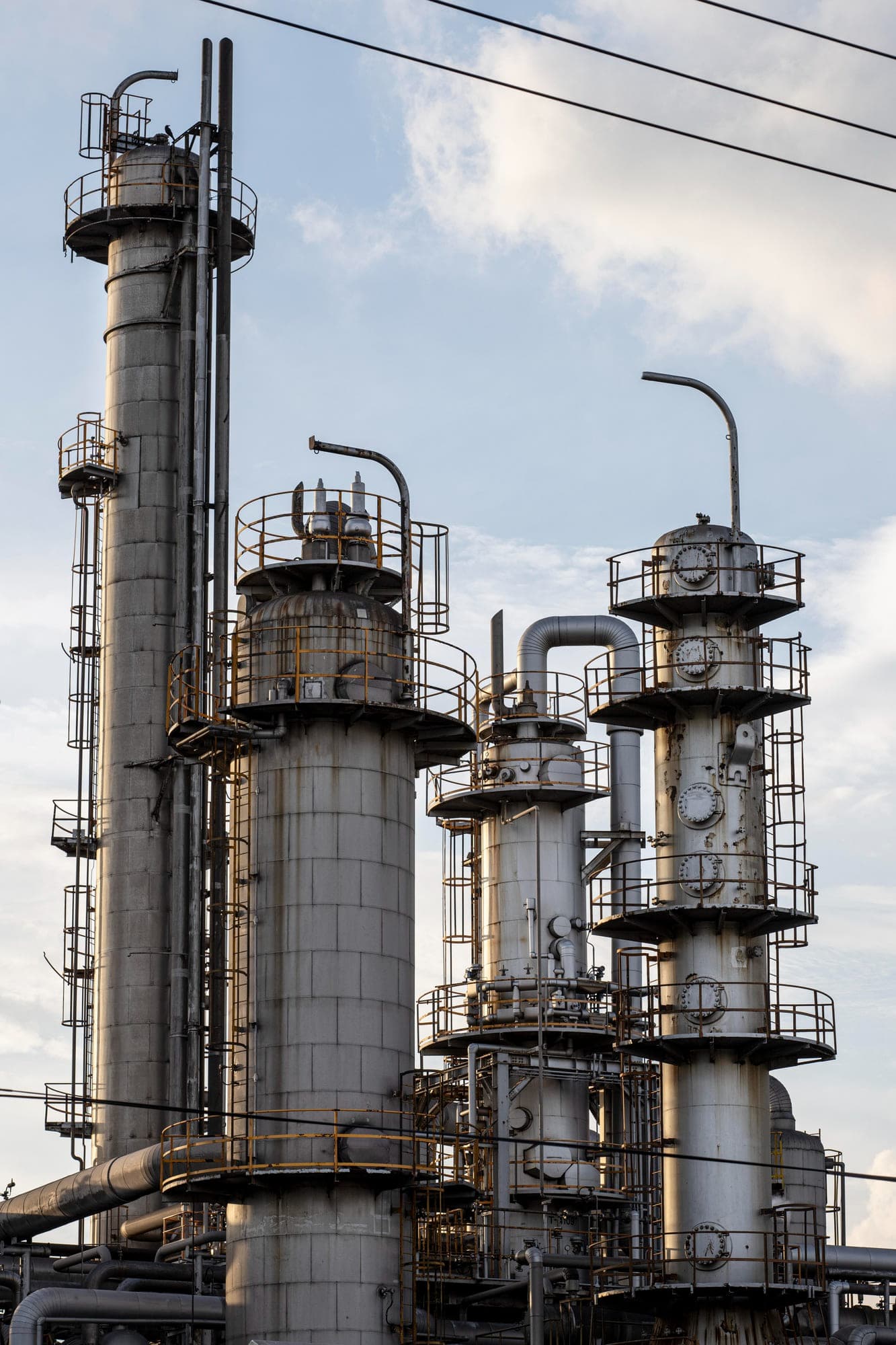 Industrial operations supported by asset integrity professionals